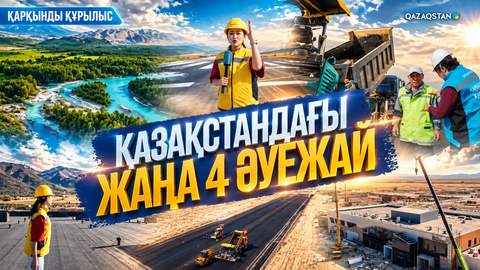 «Қарқынды құрылыс»: Қазақстанның жаңа әуе қақпалары