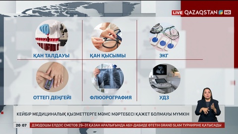 Кейбір медициналық қызметтерге МӘМС мәртебесі қажет болмауы мүмкін