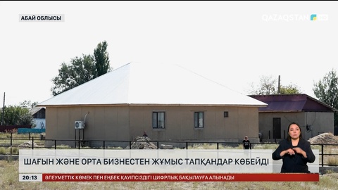 Шағын және орта бизнестен жұмыс тапқандар көбейді