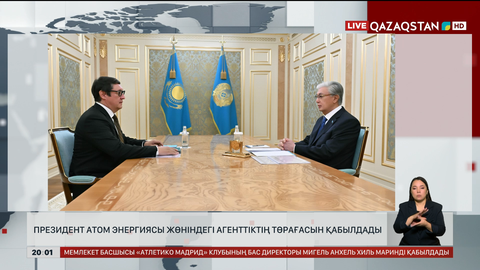 Президент Атом энергиясы жөніндегі агенттіктің төрағасын қабылдады