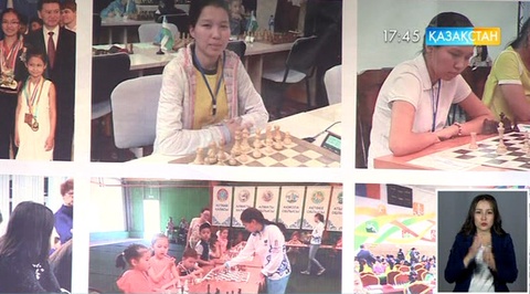 Қызылордалық шахматшы Әсел Серікбай астаналық шахматшылармен кездесті