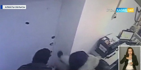 Талғар қаласында Kaspi bank бөлімшесіне қарақшылық шабуыл жасалды