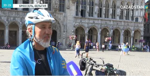 Алматылық саяхатшы велосипедпен жер-жаһанды үшінші рет шарлап жүр