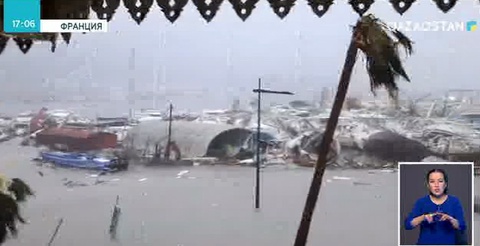 Атлантикада соңғы 80 жылдағы ең алапат «Ирма» дауылы күшейіп келеді