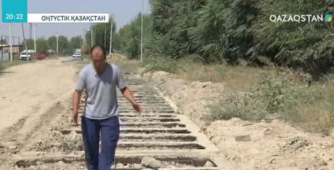 Сарыағаш ауданы Құрама ауылының тұрғындары кәсіпкердің жұмысынан зардап шегіп отыр