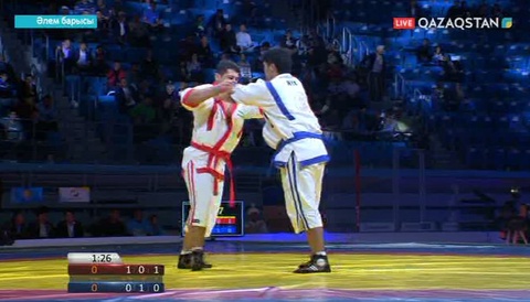 1/16  финалда Дәурен Нұралинов өзбекстандық Мухсин Хисомиддиновке есе жіберді