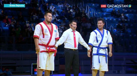 Еламан Ерғалиев оңтүстіккореялық қарсыласын 8 секундта жығып, таза жеңіске жетті