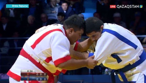 Ержан Шынкеев пен армениялық Акоб Аракелянның арасындағы белдесу