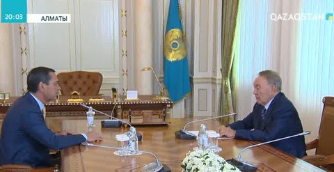 Мемлекет басшысы Алматыдағы резиденциясында Қырғыз Республикасының президенттігіне үміткер Өмірбек Бабановты қабылдады