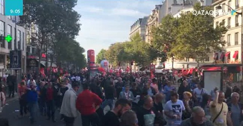 Францияда жаңа еңбек заңына қарсы шеру өтті