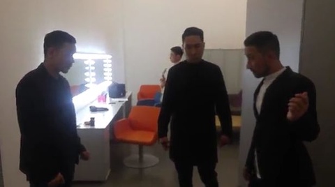 «Ринго» тобы «Түнгі студияға» келді. Эфир сыртындағы сәттер (ВИДЕО)