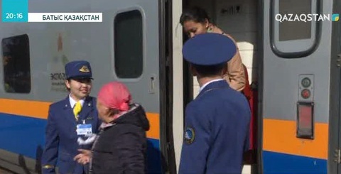 Оралға алғашқы жүрдек пойыз келді
