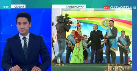 Актер Әлімғазы Райымбеков пен журналист Бейсен Құранбекке «Талдықорғанның құрметті азаматы» атағы берілді