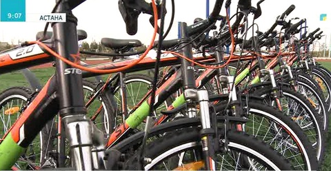 Астана қаласында велосипедшілер жарысы өтті