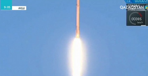 Falcon 9 зымыраны ғарышқа жерсерікпен ұшырылды