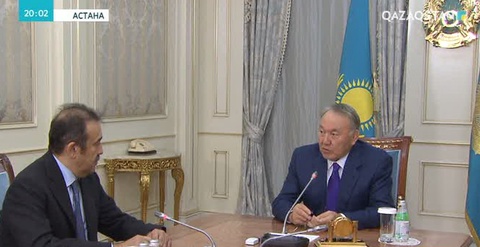 Нұрсұлтан Назарбаев Ұлттық қауіпсіздік комитетінің төрағасы Кәрім Мәсімовті қабылдады