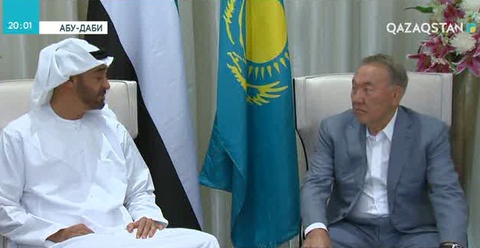 Елбасы Абу-Дабидің тақ мұрагерімен кездесті