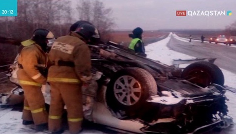 Ресейде қазақстандық автобус апатқа ұшырады