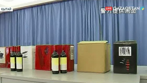 Шанхай полициясы 14 мың шөлмек шарап тәркіледі