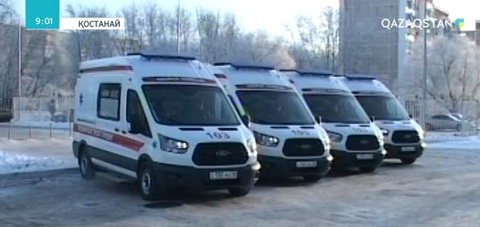 Қостанайда жедел жәрдем автопаркі жаңарды