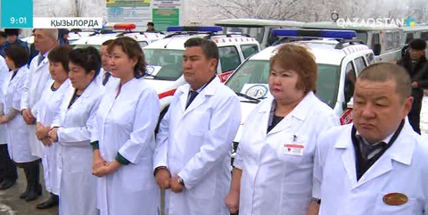 Қызылордадағы емдеу мекемелеріне 29 санитарлық автокөлік берілді