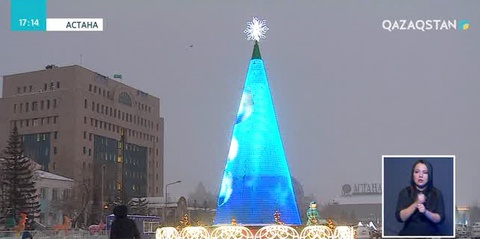 Алғаш рет елордада  Аяз атаның резиденциясы ашылды