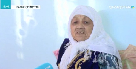 Жаңа жылдың алғашқы күні оралдық Мінәура Сәрсенова 100 жасқа толды