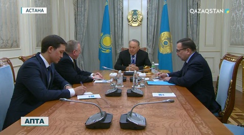 Мемлекет басшысы Америка Құрама Штаттарының Қазақстандағы елшісі Джордж Кролмен кездесті