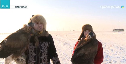 Павлодарда бүркітшілер сайысы өтті