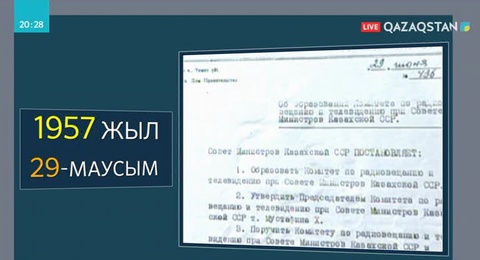 Қазақ телевизиясының тарихы