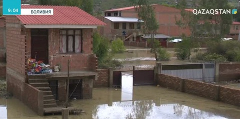 Боливияда су тасқынынан мыңдаған адам зардап шекті
