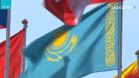 Олимпиада қалашығында Қазақ елінің Туы көтерілді
