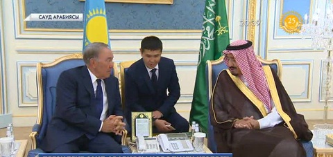 Мемлекет басшысы  Сауд Арабиясы Королімен кездесті