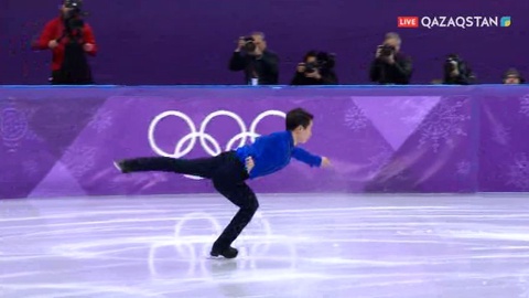 Олимпиада-2018. Денис Теннің қысқа бағдарлама бойынша өнер көрсетуі (ВИДЕО)