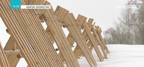 ШҚО-да республикалық маңызы бар жолдардың бойына ұзындығы 5 мың метрге жететін қар ұстайтын қалқандар орнатылды