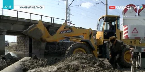 Жамбыл облысының Тұрар Рысқұлов ауданында бірқатар елді мекенді су шайып кетті