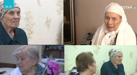 «Нұр Отан» партиясының өкілдері «Ел аналары» акциясы аясында ақ жаулықты аналарды құттықтады