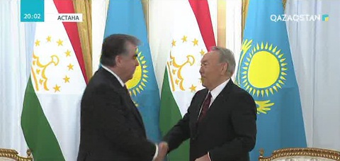 Нұрсұлтан Назарбаев Тәжікстан президентімен кездесті