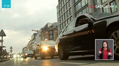 Брюссель таксистері Uber қызметіне қарсы шеру ұйымдастырды