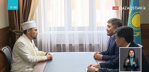 Дін істері және азаматтық қоғам министрі Дархан Кәлетаев Бас мүфтимен кездесті