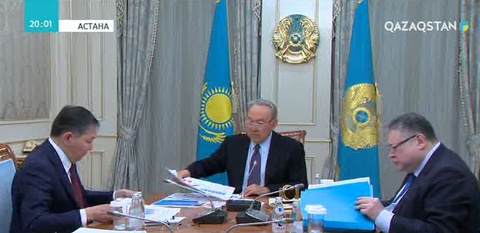 Нұрсұлтан Назарбаев Білім және ғылым министрі Ерлан Сағадиевті қабылдады