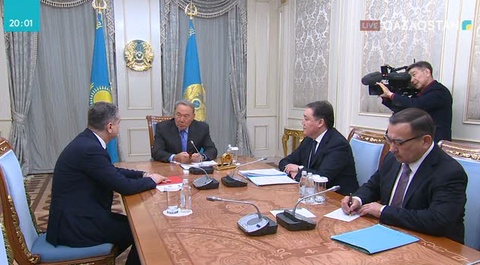 Президент Еуразиялық экономикалық комиссия алқасының төрағасы Тигран Саркисянды қабылдады