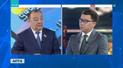 «Апта» студиясында – Парламент Сенатының депутаты Ерболат Мұқаев қонақта
