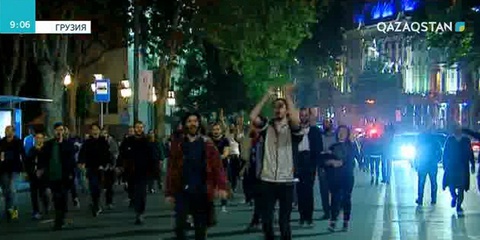 Грузияда  полиция рейдтеріне қарсы шеру өтті