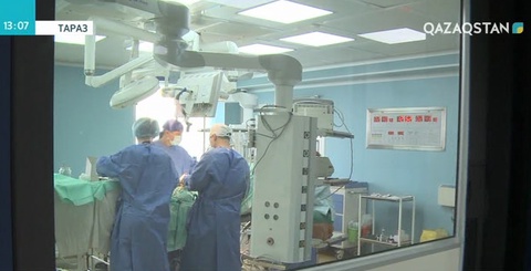 Тараздық дәрігерлер алғаш рет жүректің сол бөлігін алмастыру операциясын жасады