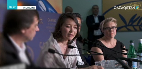 Француз телеарнасы Канн кинофестивалінде үздік актриса атанған Самал Еслямованы эфирде көрсетті
