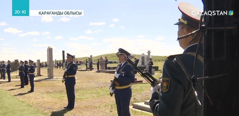 Қарағандыдағы Спасск мемориалды кешенінде ескерткіш ашылды