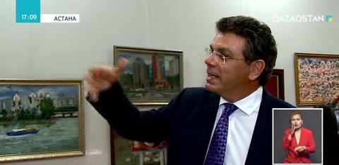 Елорданың 20 жылдығына орай тұңғыш рет халықаралық көркемсурет көрмесі ашылды