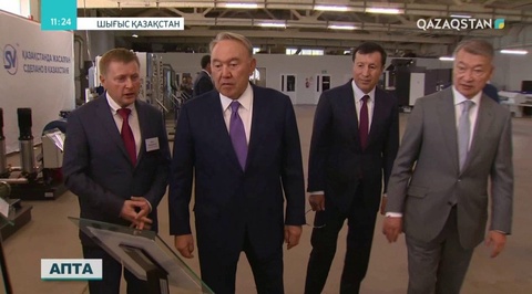 Президент ШҚО-на сапары барысында аймақта жаңадан қосылған бірнеше нысанды аралады