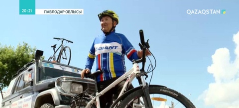 Елорданың 20 жылдығына тарту ретінде ШҚО-лық тұрғын Астанаға дейін велосипедпен жүріп өтпек